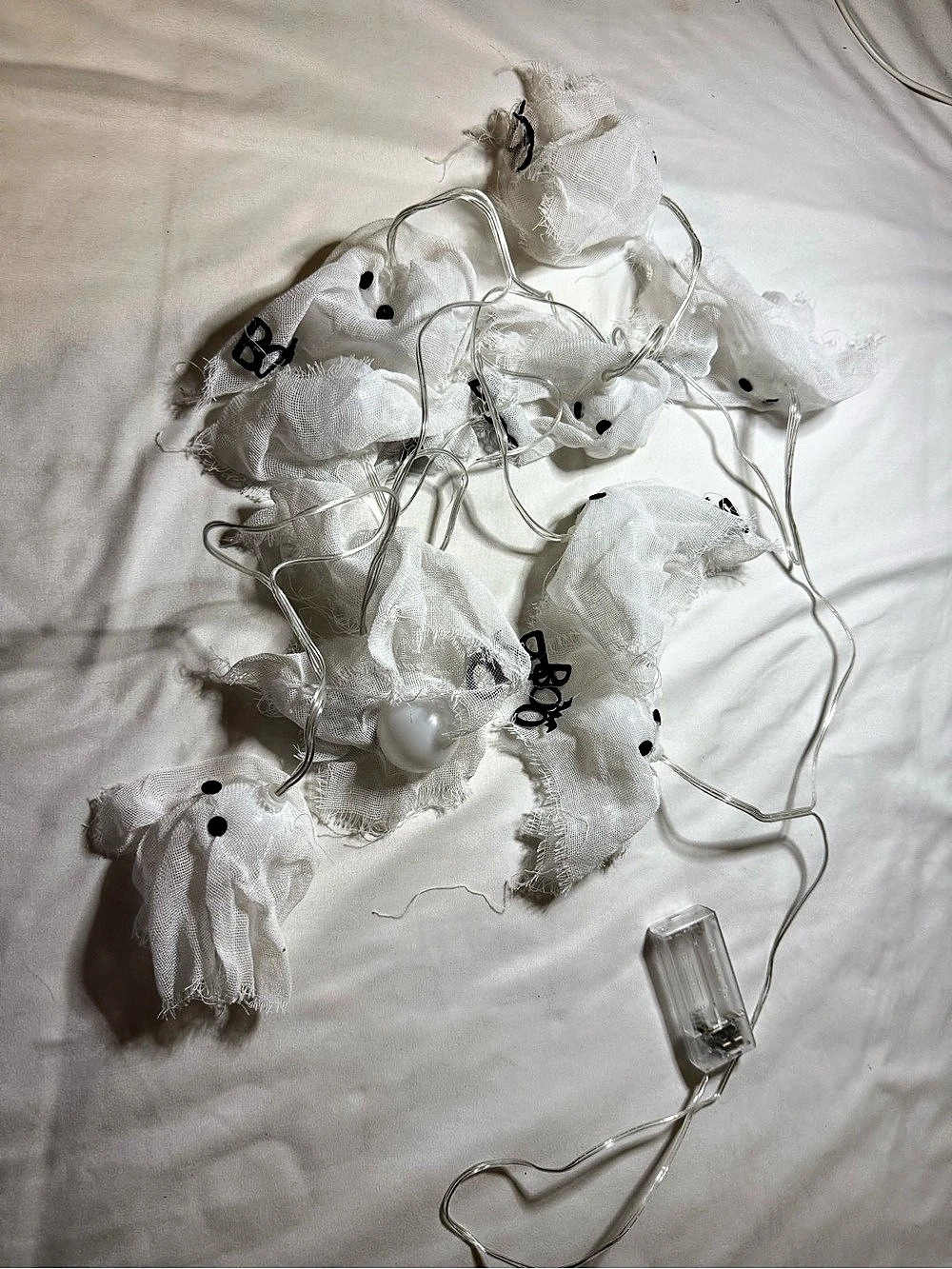 White Ghost String Lights - Picture 2 of 3